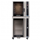 Moffat E35D6-26/P85M12 35-7/8" Turbofan Full-Size Digital/Electric Convection Oven With Porcelain Oven Chamber On P85M12 12 Tray Proofer/Holding Cabinet, 208V or 220-240V
