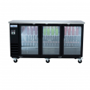 Empura E-KBB72-3G-24 72" Refrigerated Back Bar Storage Cabinet - 20.8 Cu Ft