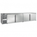 Perlick BBSLP108_SSLSDC 108" Low Profile Back Bar Refrigerator, Stainless Steel Doors and Left Condensing Unit