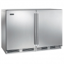 Perlick HC48RW_SSSDC 48" C-Series Dual-Zone Undercounter Refrigerator, Solid Stainless Steel Doors