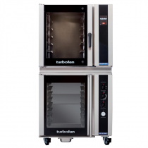 Moffat E35T6-26/P85M8 35-7/8" Turbofan Full-Size Touch Screen/Electric Convection Oven With Porcelain Oven Chamber On P85M8 8 Tray Proofer/Holding Cabinet, 208V or 220-240V