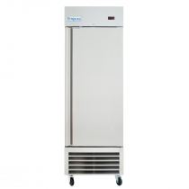 Empura E-KB27R 26.8" Reach In Bottom-Mount Stainless Steel Refrigerator With 1 Full-Height Solid Door - 17.7 Cu Ft, 115 Volts