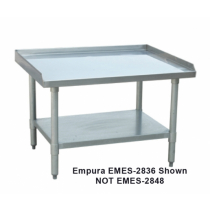 Empura EM-ES-2860 60" x 28" Stainless Steel Equipment Stand With Galvanized Steel Undershelf