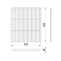 Empura W0402195 Coated Wire Shelf for E-23 and E-23F Refrigeration