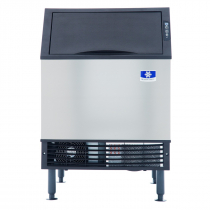 Manitowoc UYF0140A NEO 26" Air Cooled Undercounter Half Size Cube Ice Machine with 90 lb. Bin - 137 lb.