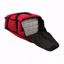 Nylon Red San Jamar FC1212-RD San Jamar FC1212-RD Insulated Pizza Delivery Bag 12/” x 12/” x 12/”