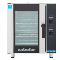 Moffat E33T5 24" Turbofan Half-Size Touch Screen/Electric Countertop Convection Oven With Porcelain Oven Chamber, 208V or 220-240V