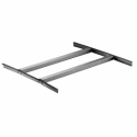 Empura BP-301124 16/300 Stainless Steel Rack Slide For Dishtables With 1 Inch Square Tubing Fits 20" x 20" Sink Bowl
