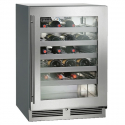 Perlick HC24WS_SSGDC 24" C‐Series Undercounter Wine Reserve Refrigerator, Glass Door with Stainless Steel Frame