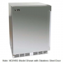 Perlick HD24RS_BSD 18" Shallow Depth Series Undercounter Refrigerator, Solid Black Vinyl Door