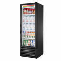 True FLM-27~TSL01 Black Full Length 27" One Section Refrigerated Merchandiser - 115V