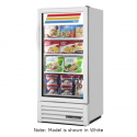 True GDM-10F-HC~TSL01 24 7/8" Black Glass Door Merchandiser Freezer with LED Lighting - 115V