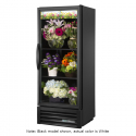 True GDM-12FC-HC~TSL01 24 7/8" White Glass Door Floral Case with 2 Shelves and Hydrocarbon Refrigerant - 115V