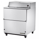 True TMC-34-S-HC 34" One Sided Milk Cooler with Stainless Steel Exterior and Aluminum Interior