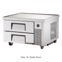 True TRCB-48 48" Two Drawer Refrigerated Chef Base 