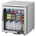 True TUC-27G-LP-HC~FGD01 27-5/8" Wide Low Profile Undercounter Refrigerator with Glass Door and Hydrocarbon Refrigerant
